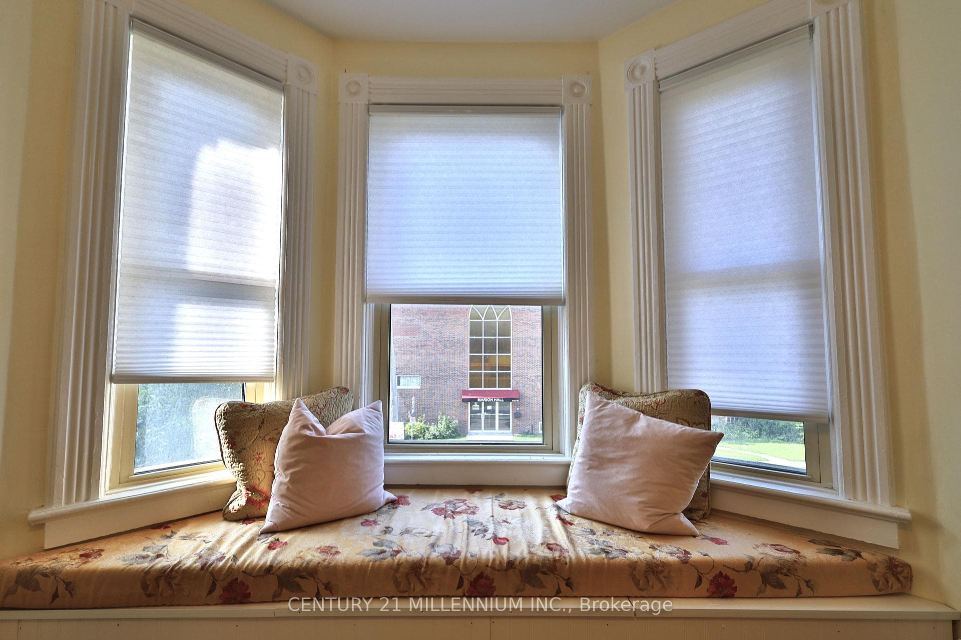 Window seat overlooking Zina Street.
