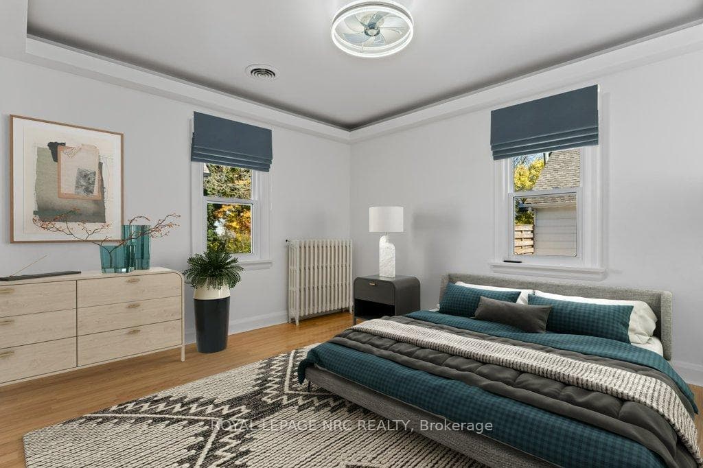 Bedroom 1, virtually staged