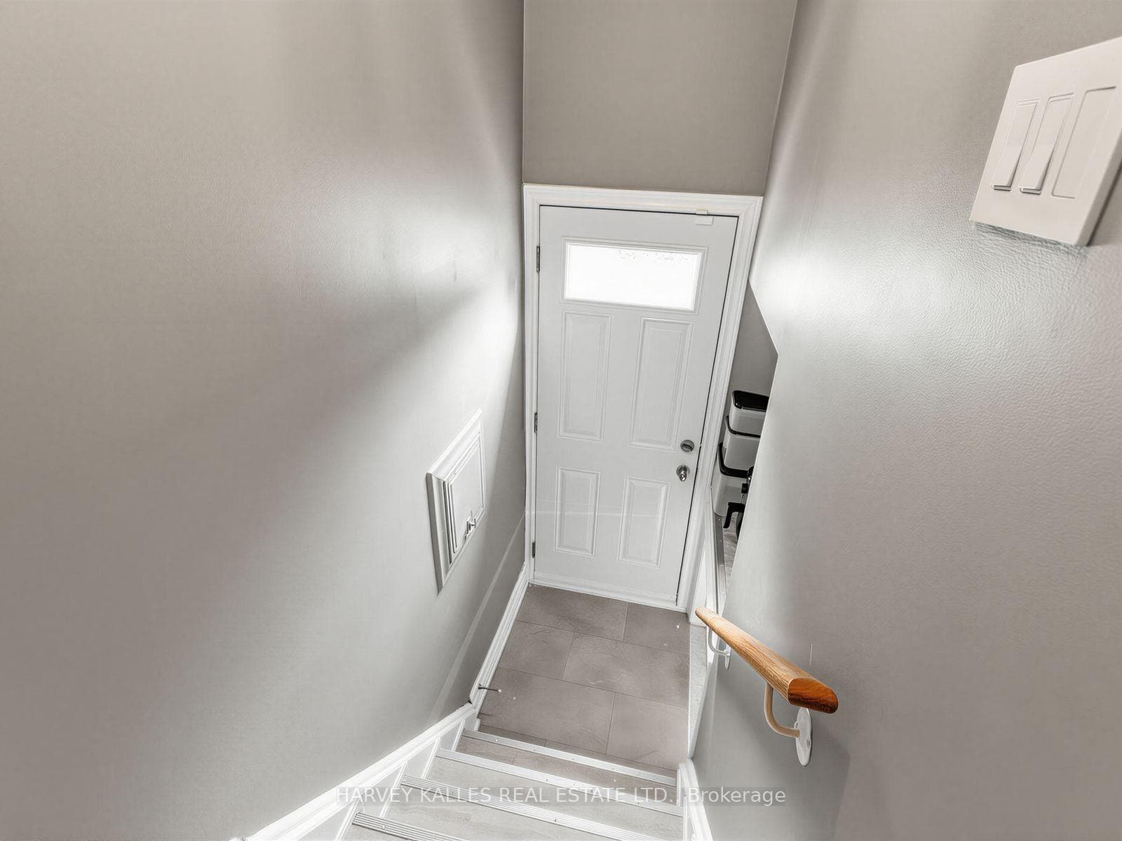 Stairs to backyard