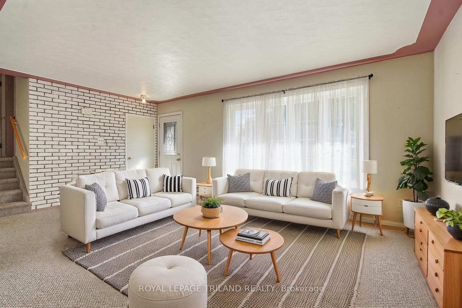 Main Floor: Living Room with Lots of Natural Light