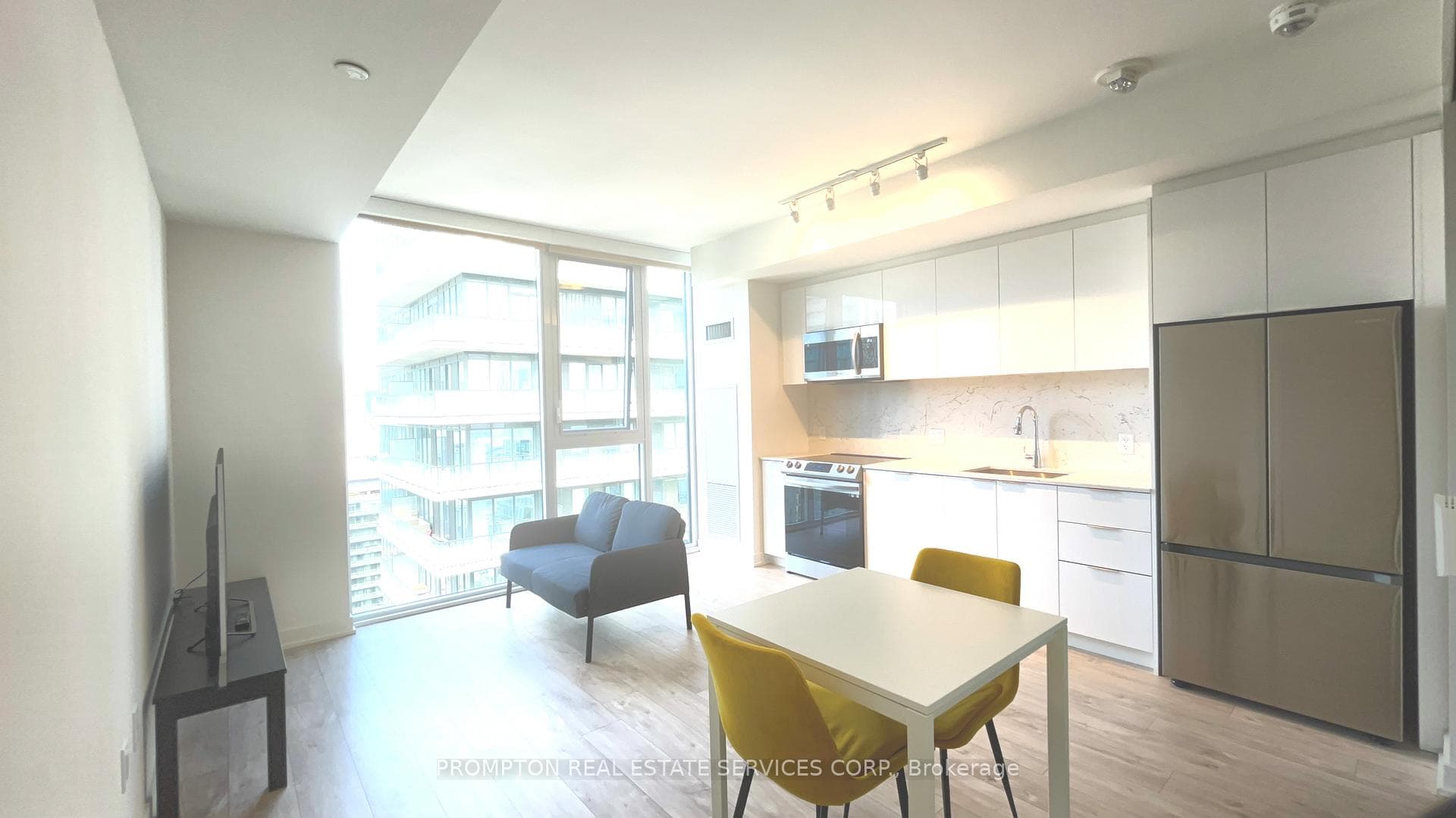Kitchen, Dining, Living
