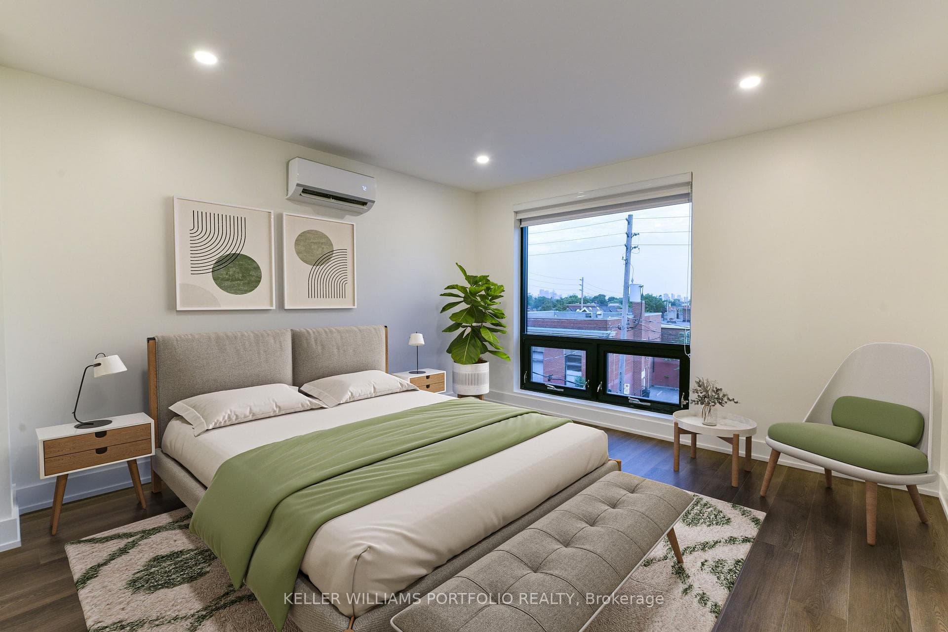 Upper Unit Primary Bedroom