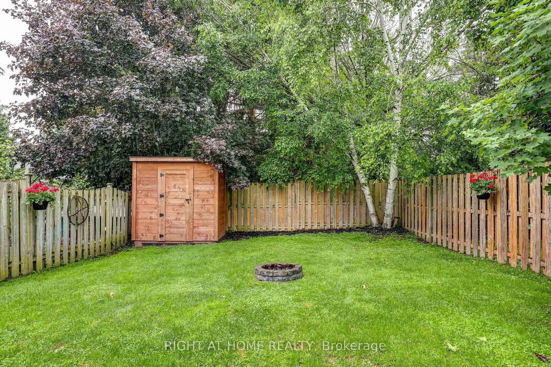 Shed included