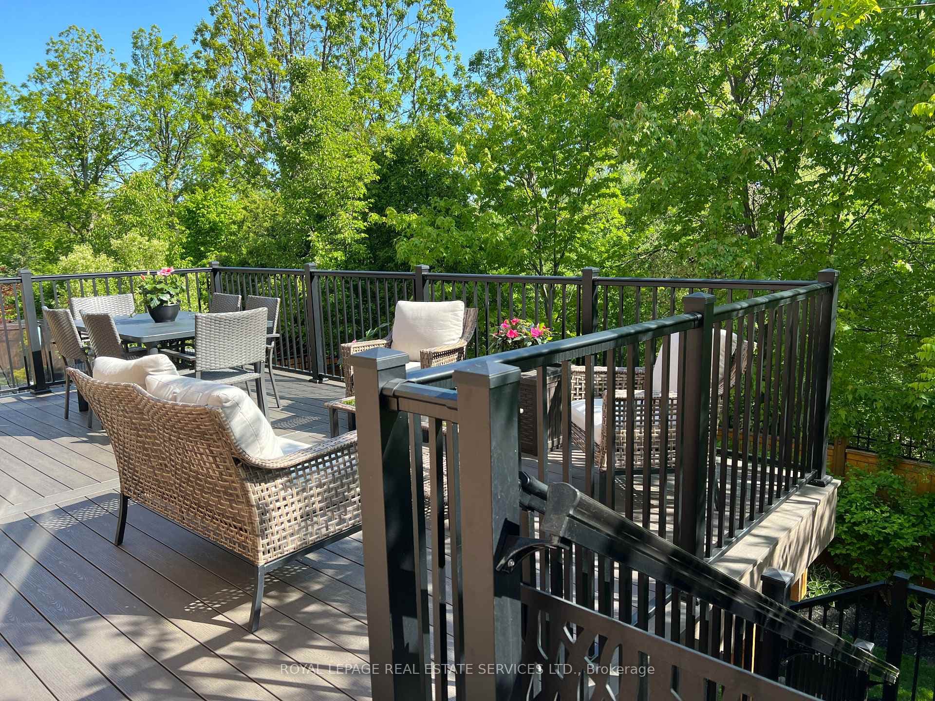 Composite Deck Offering Incredible Ravine Views