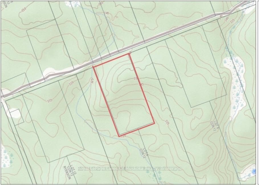 Topographical View of Property