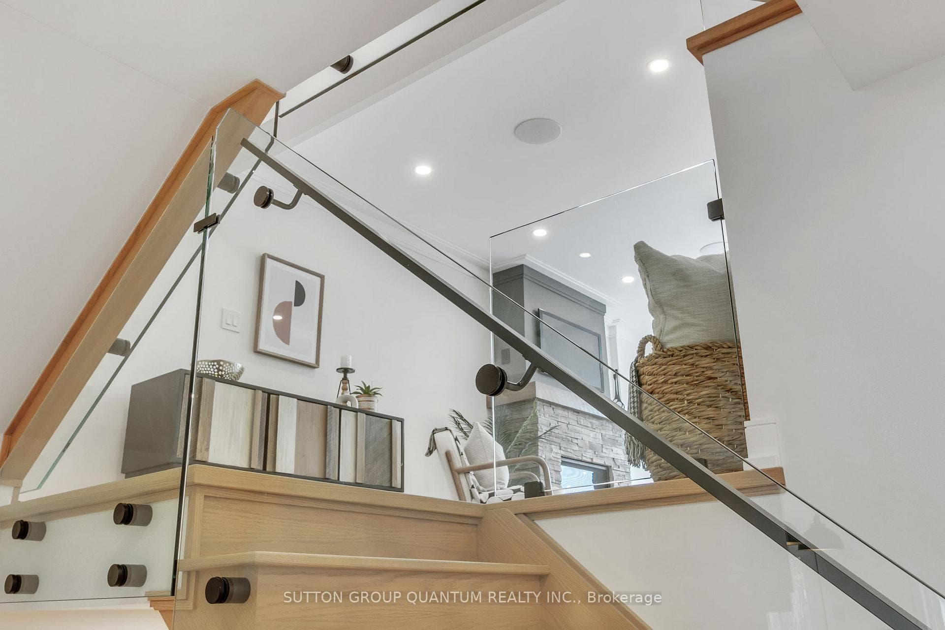 Split level design offers open airy living