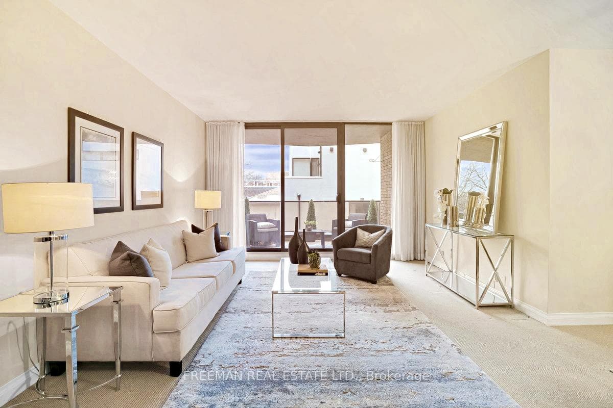 Large Living Room with Walk-Out to Covered Balcony