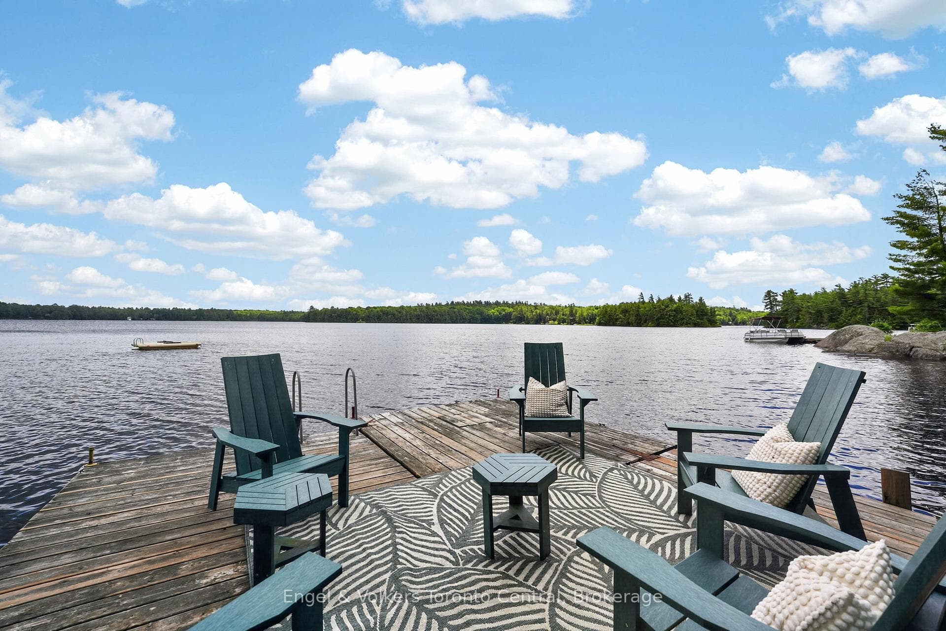 12' deep water off the dock