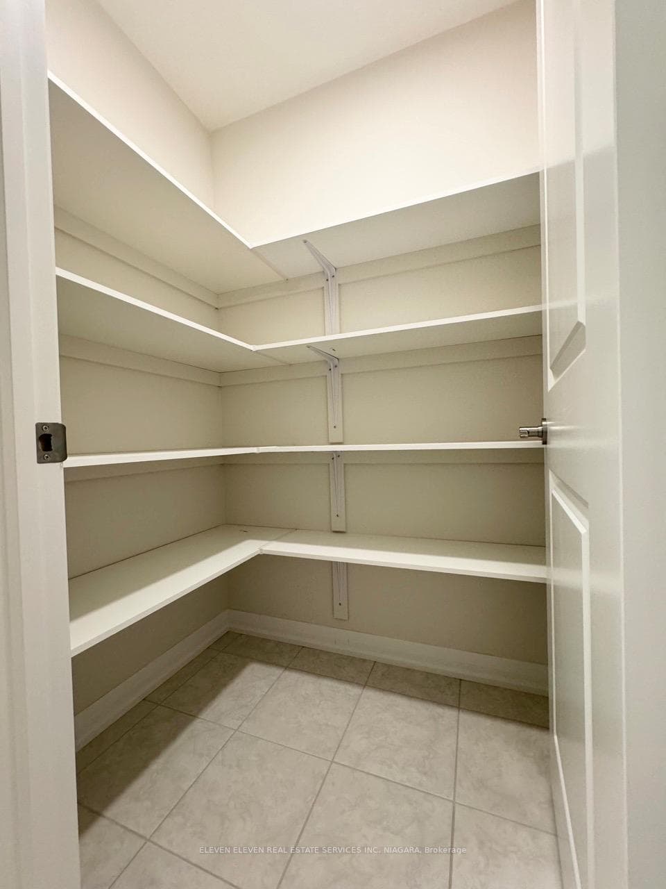 Linen closet in Laundry Room.