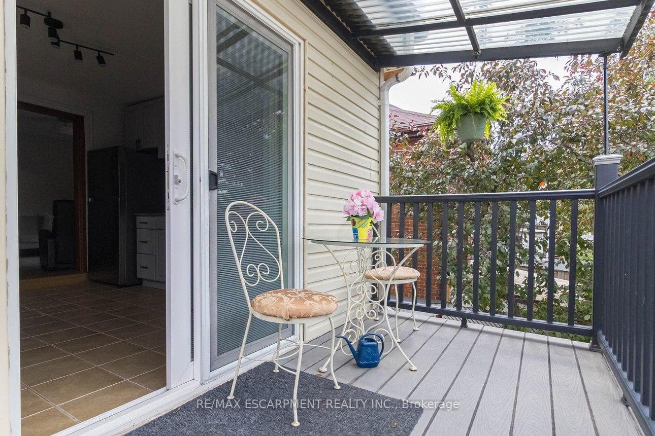 2nd Floor Balcony from Kitchen