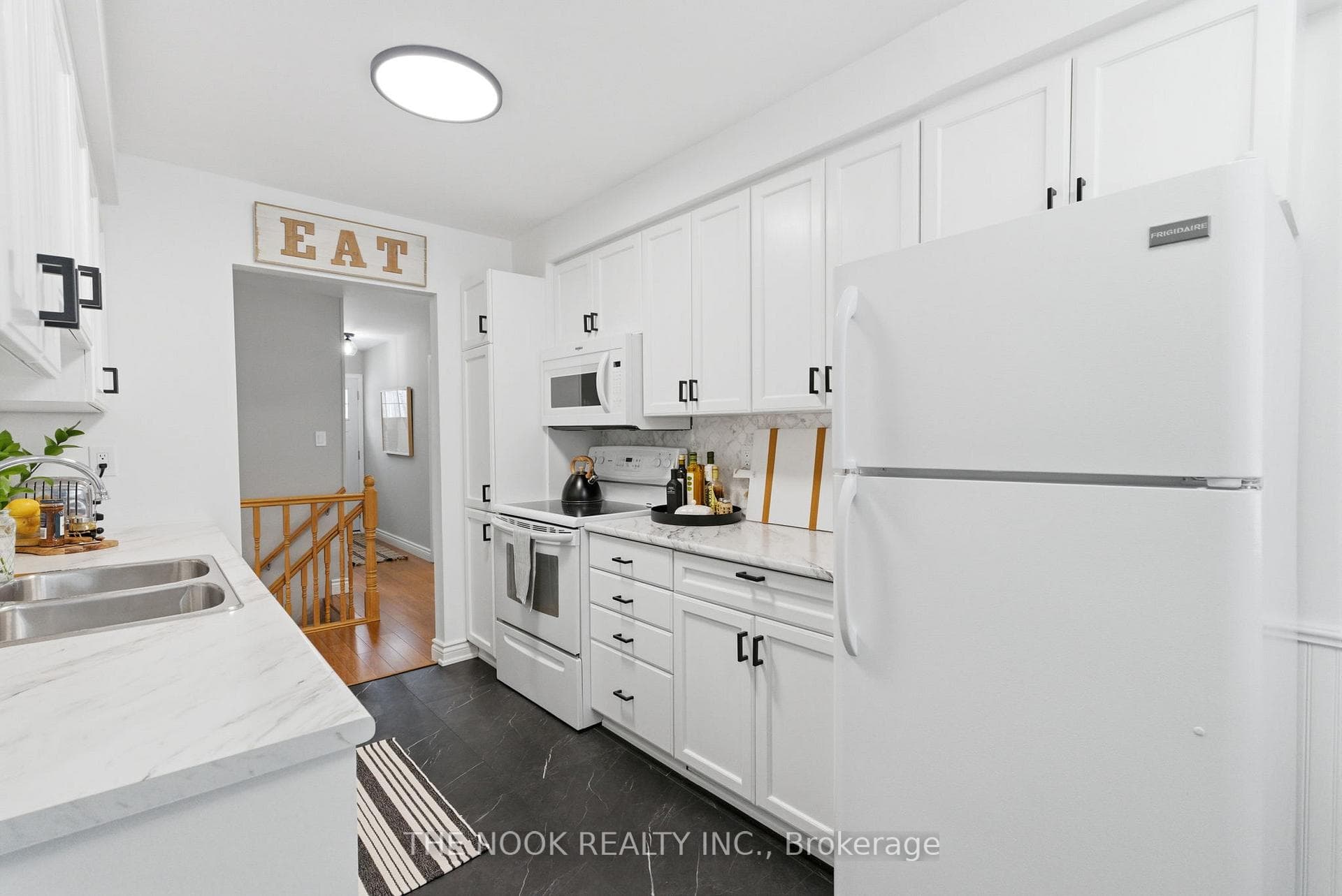 Updated galley kitchen