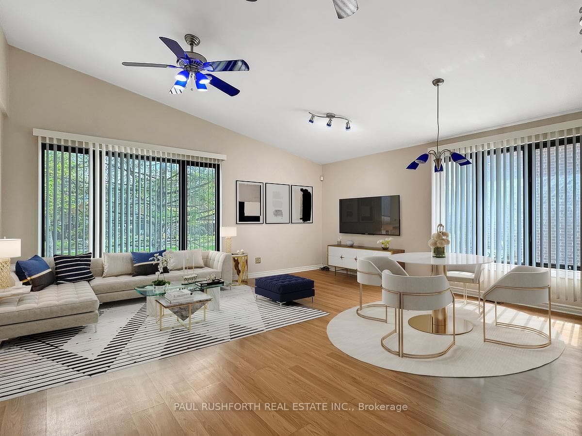 Virtually Staged-Upper Living Room
