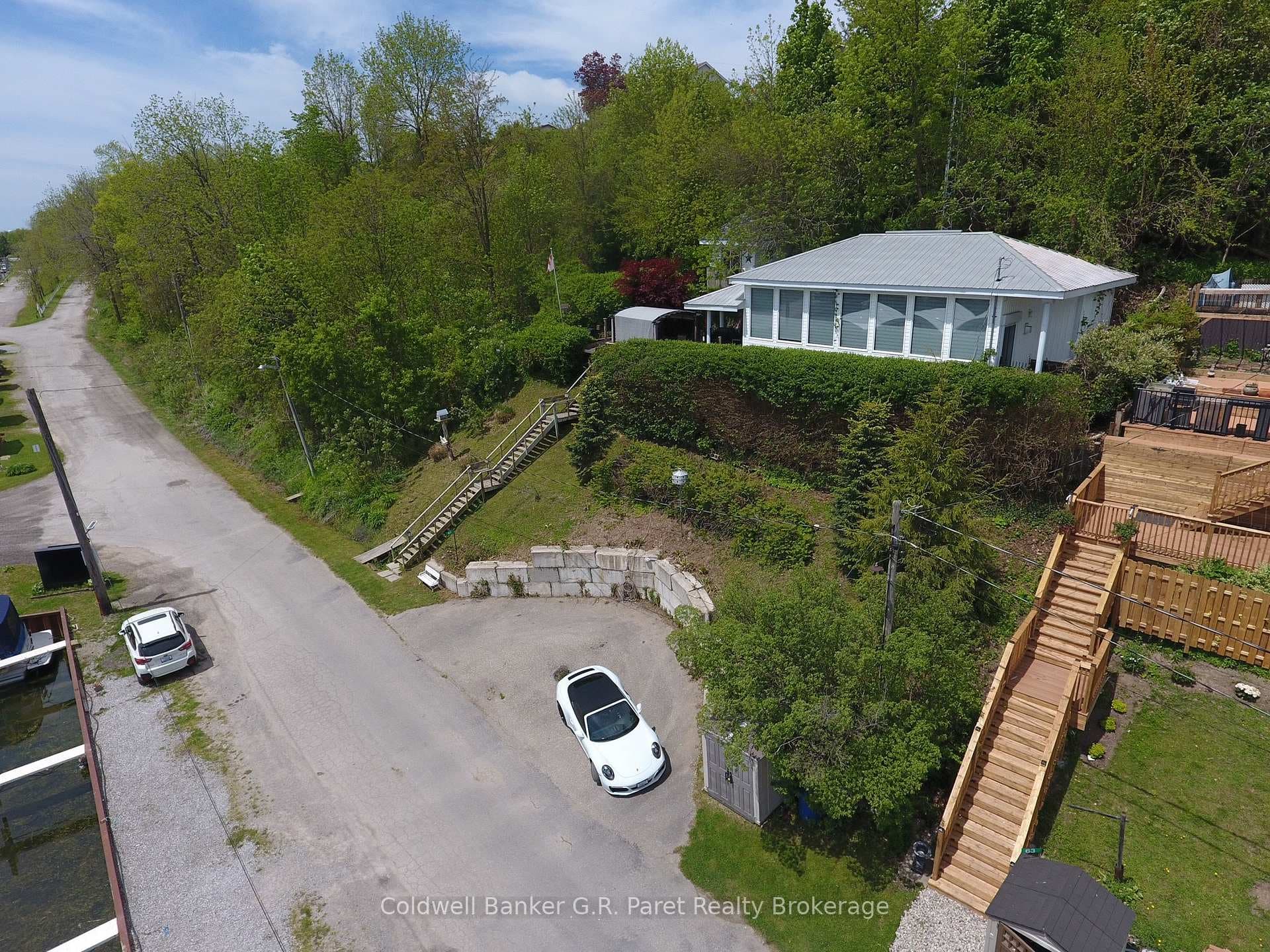 Aerial view.