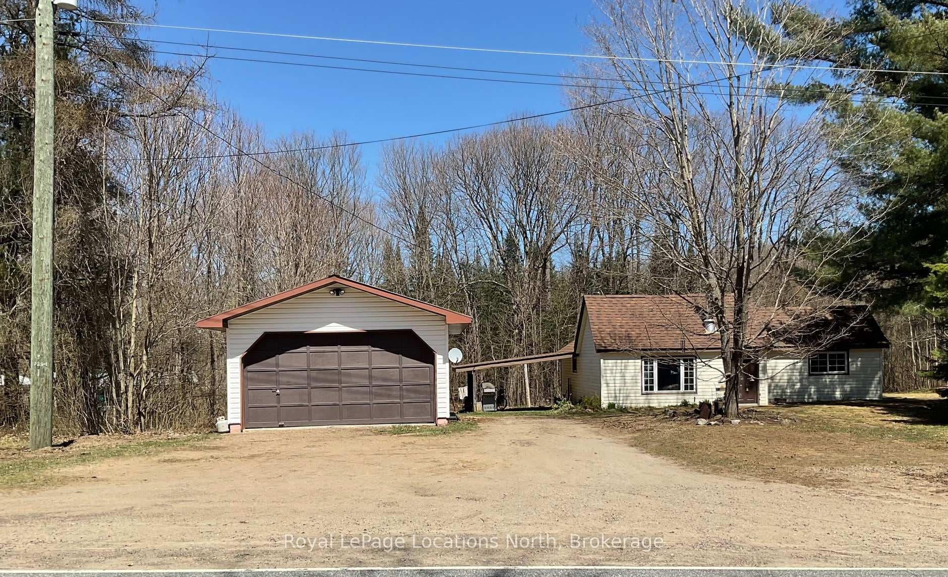 Large 2 car garage