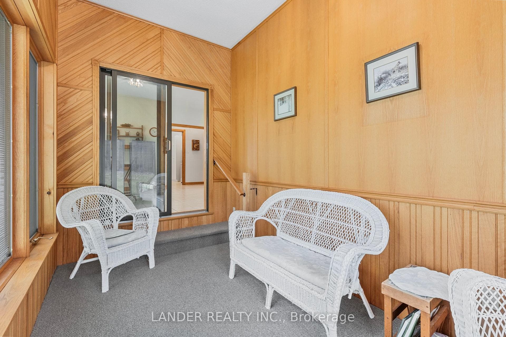 3-Season Sunroom off the Breakfast Area