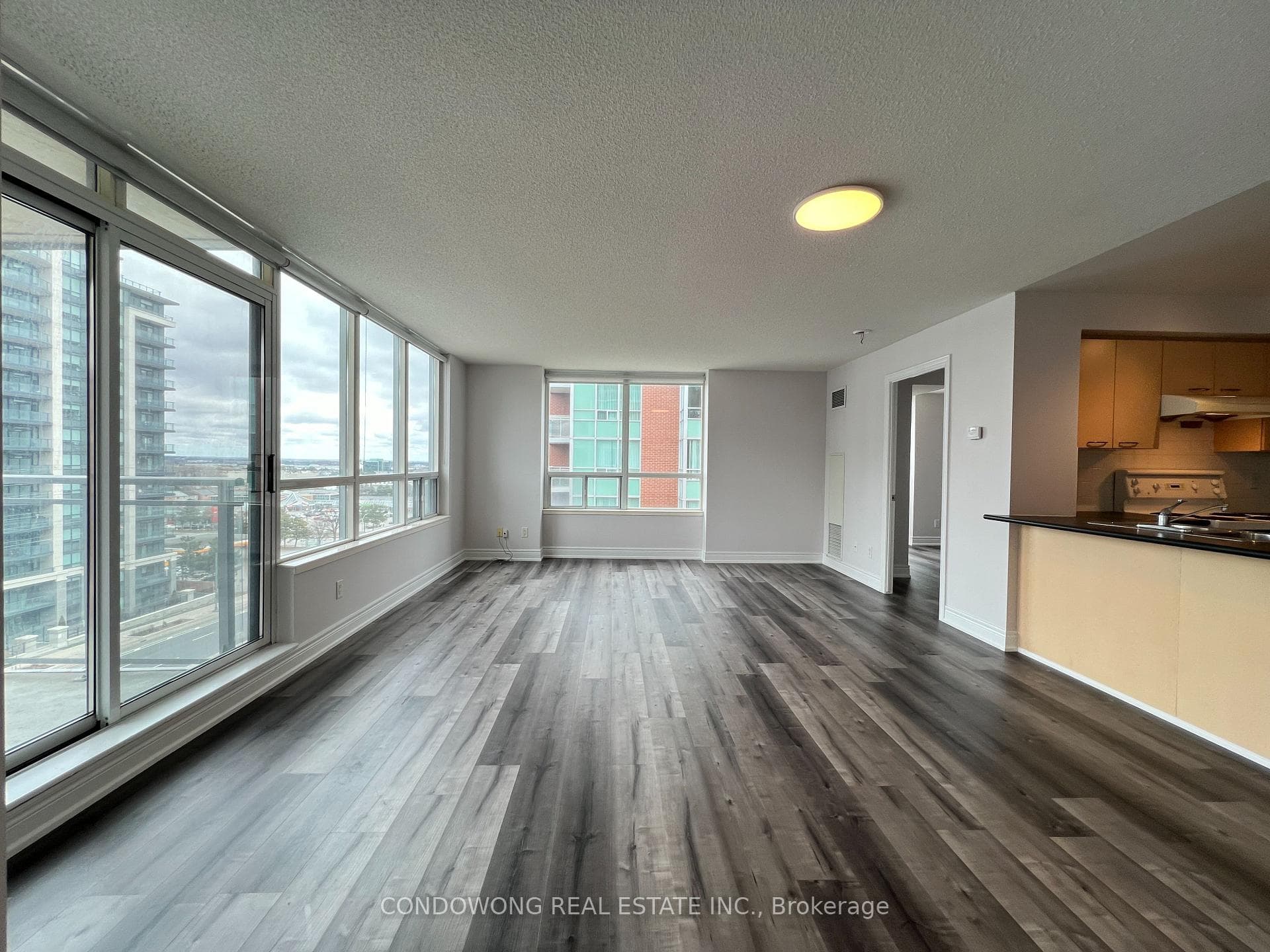 The whole unit is very bright and spacious