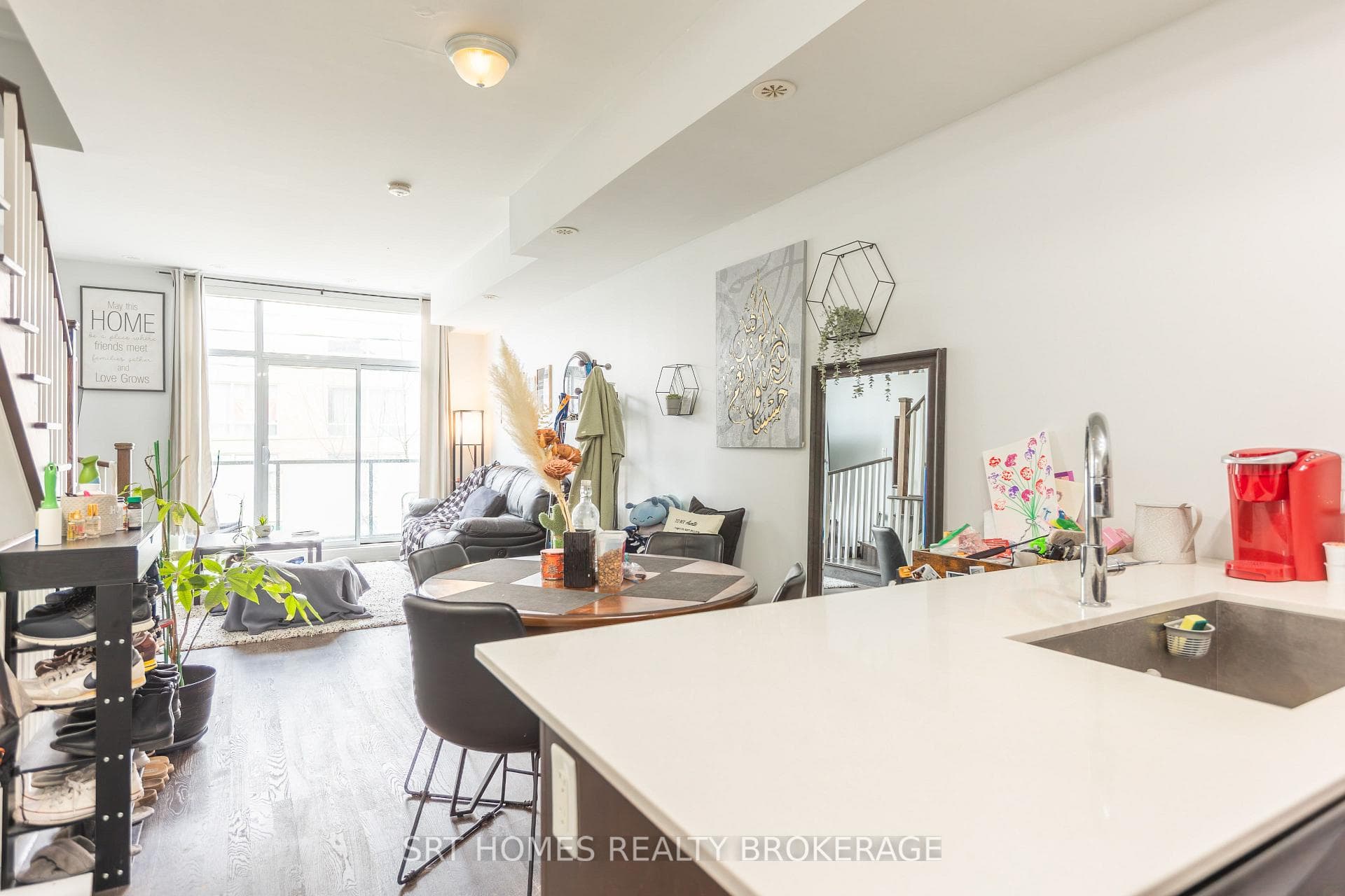 Kitchen Overlooking living/dining Rooms
