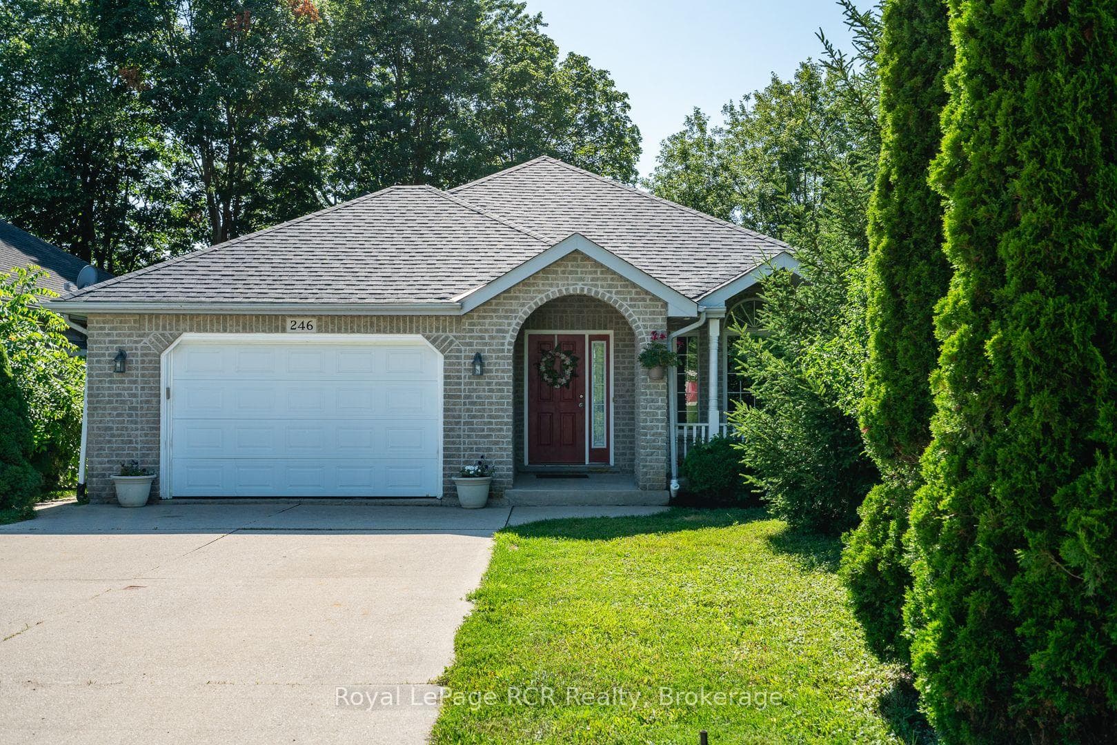 cement driveway
