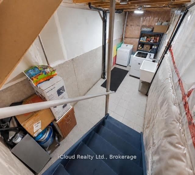 Laundry & storage in Basement level.