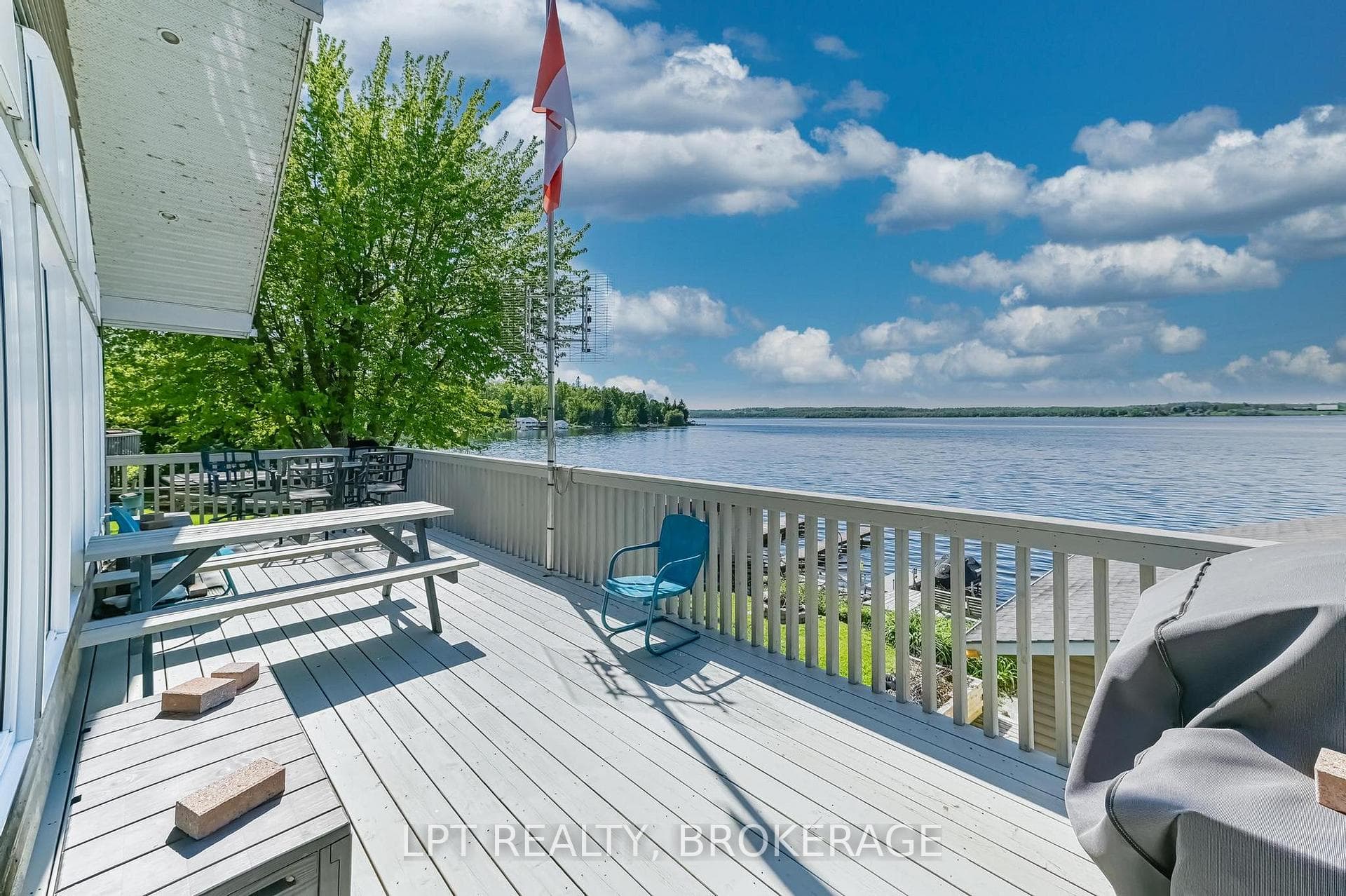 wrap around deck