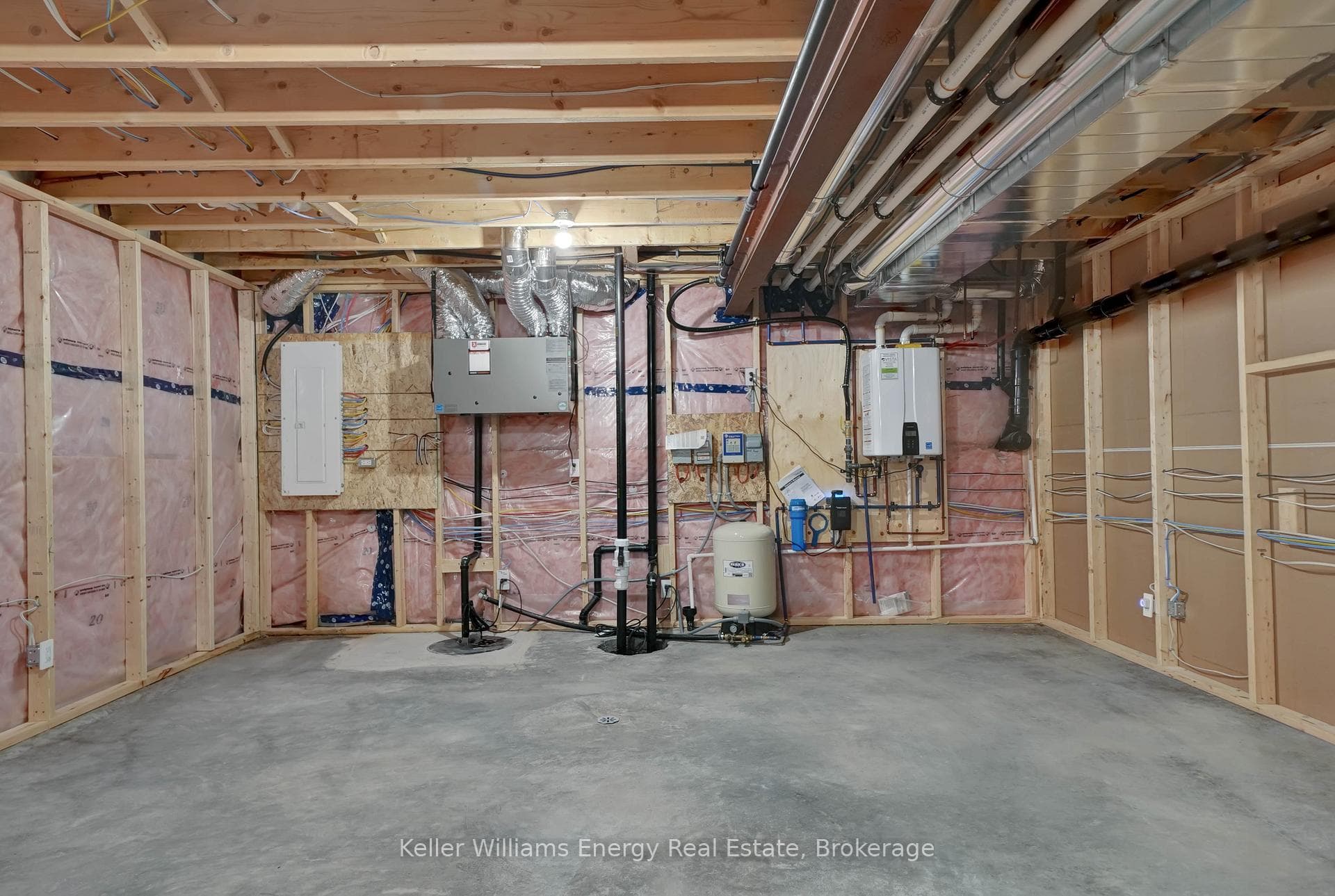 Mechanical room with ample storage space