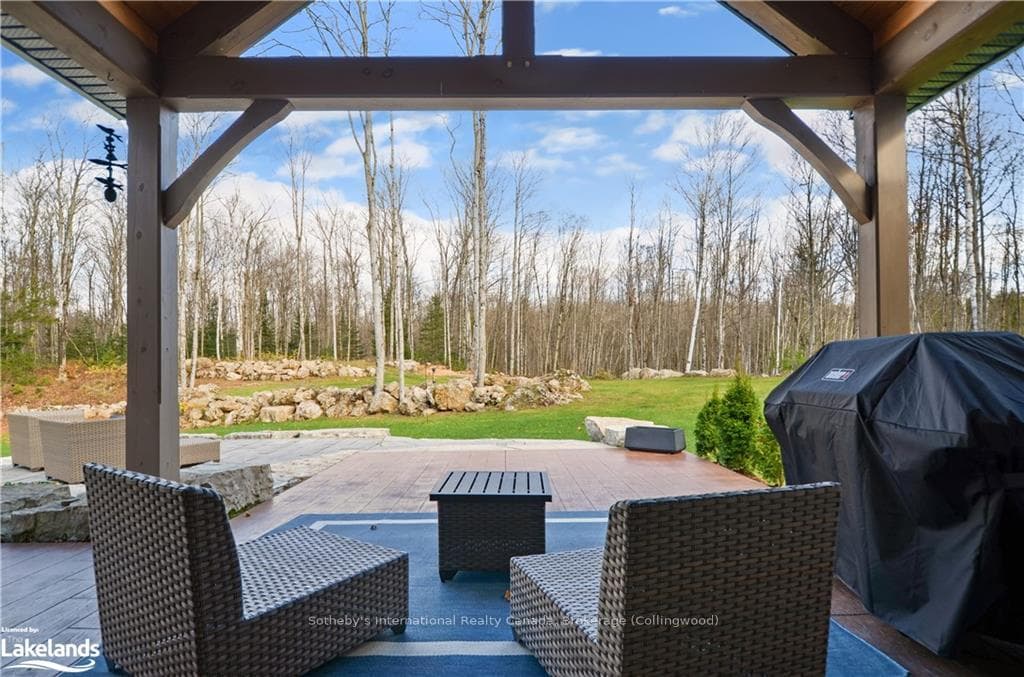 View of patio / terrace with grilling area and an
