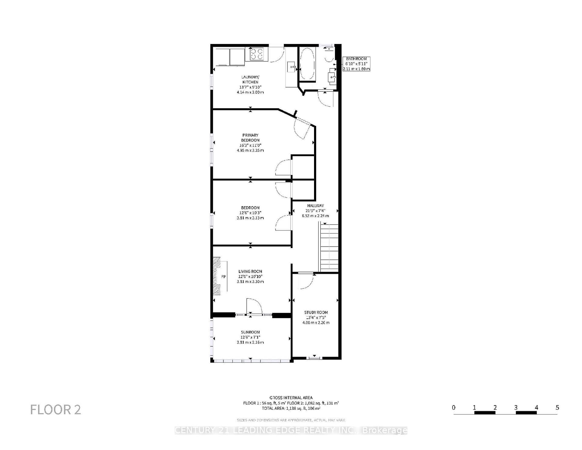 Upper Level Floor Plan