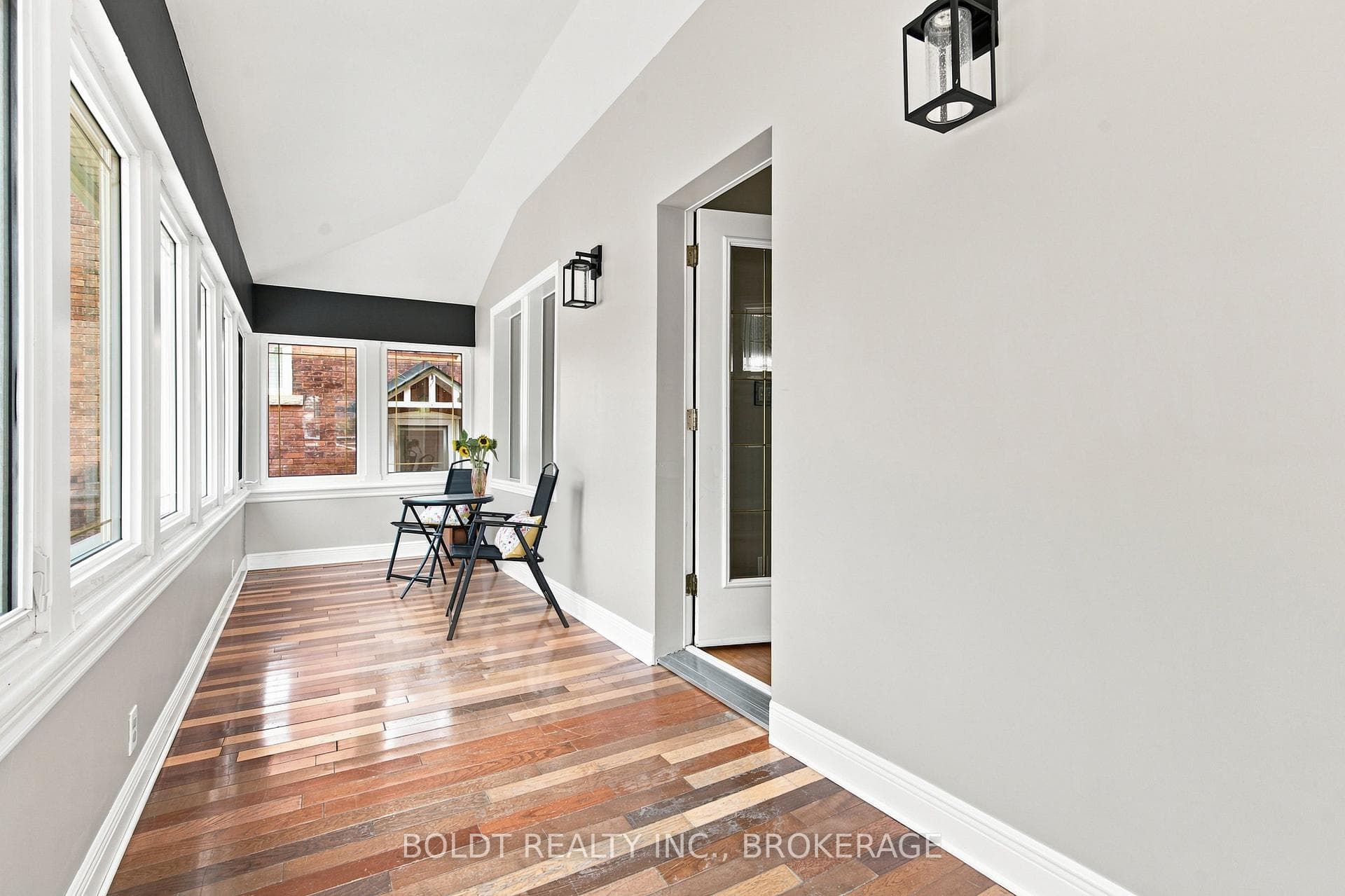 Fully Enclosed wrap around porch