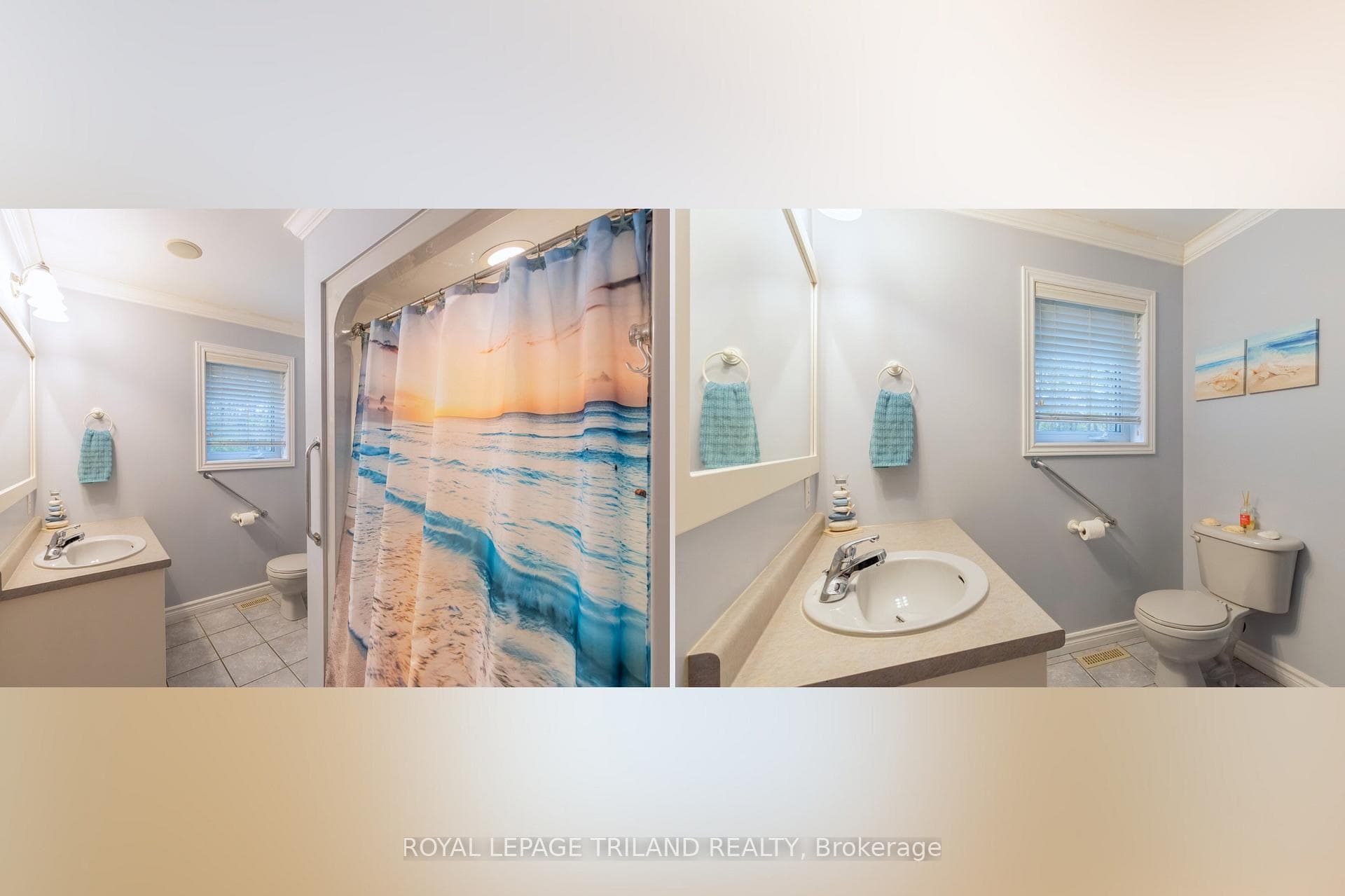 2nd main level FULL bath