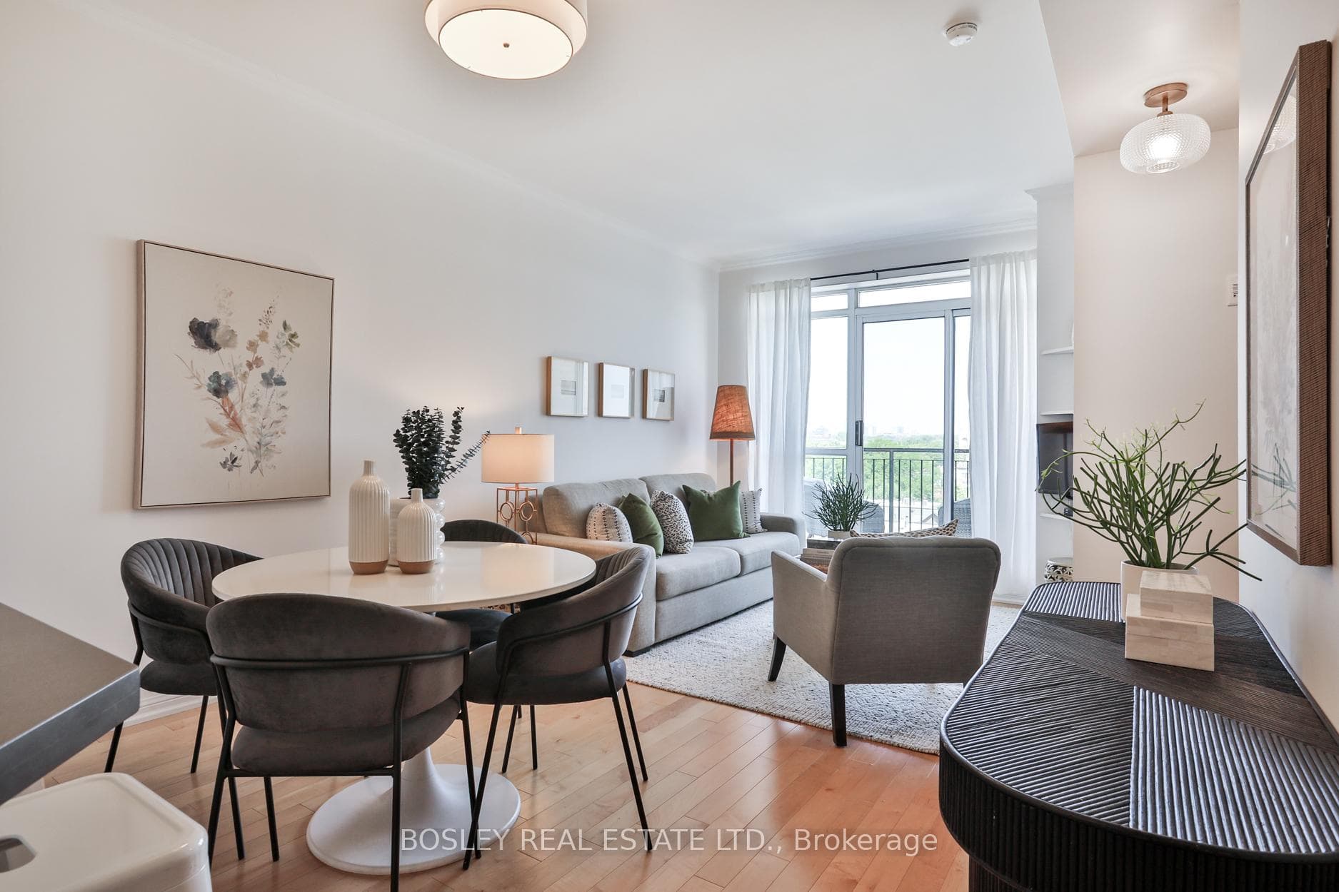 Bright and airy living space