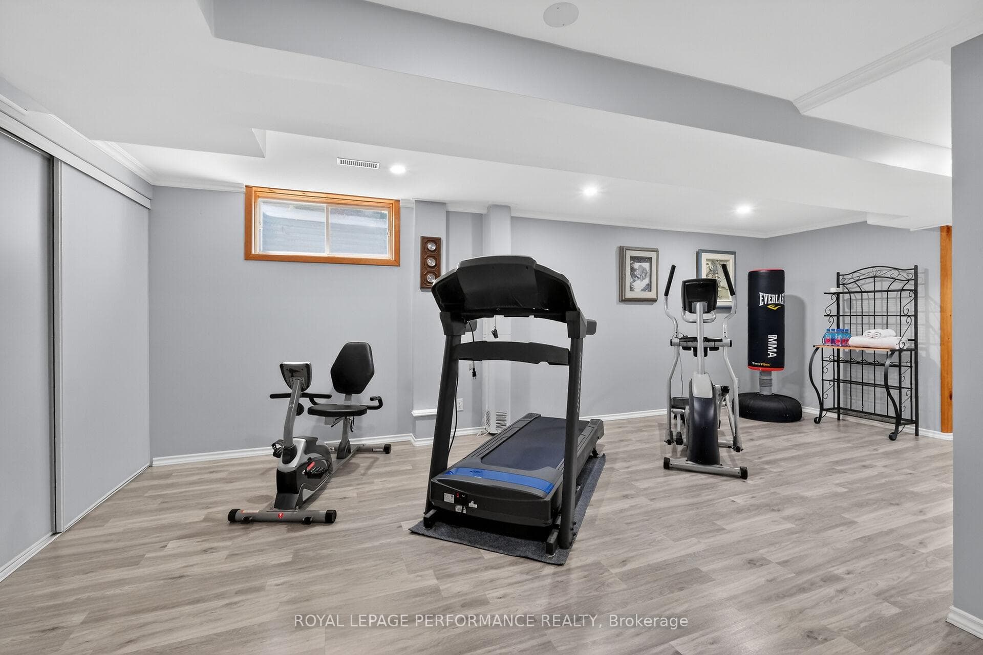 Exercise area - open concept. Versatile Space!