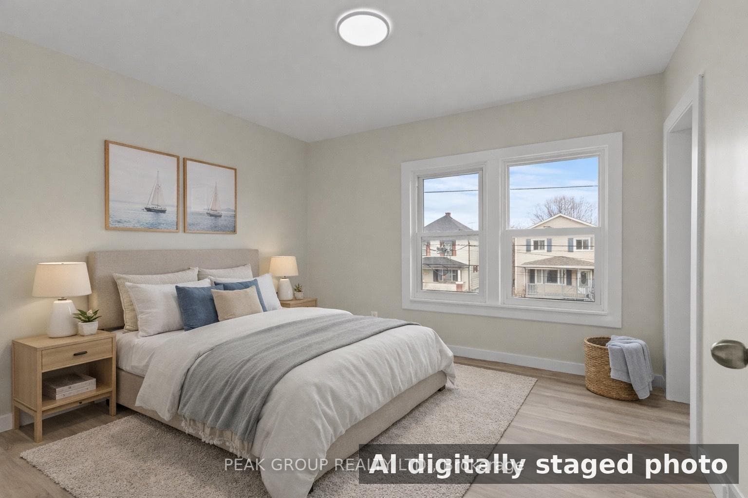 Second Floor Bedroom # 3 Digitally Staged