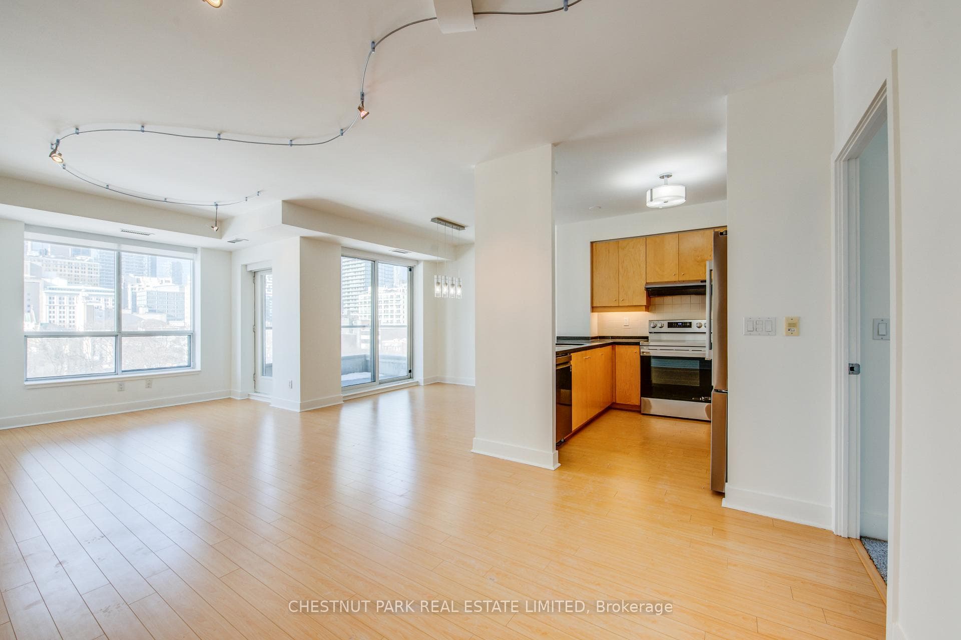 Living, Dining, Den & Kitchen