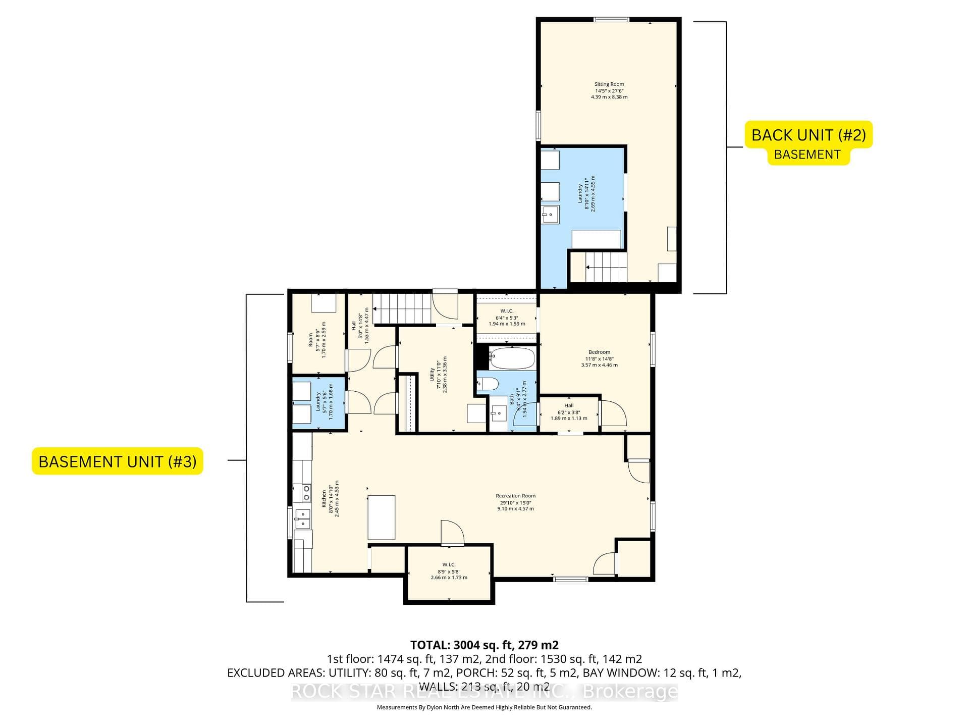 Basements (Unit #2 & #3)