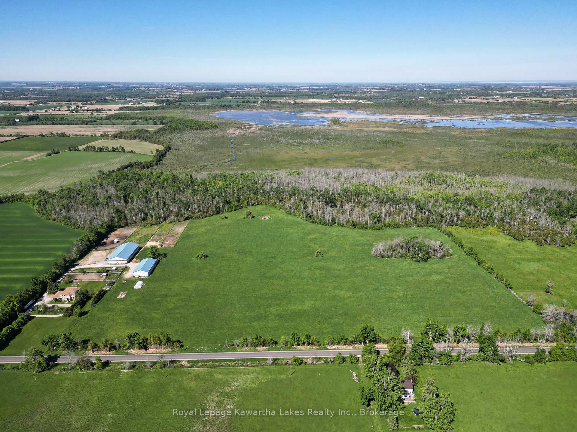 Looking West towards Goose Lake
