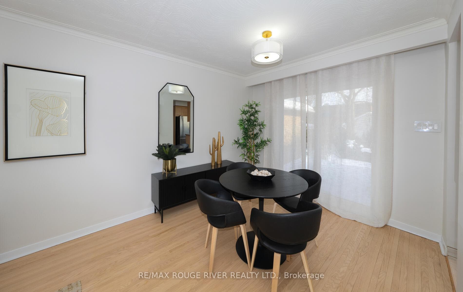 Dining room with W/O