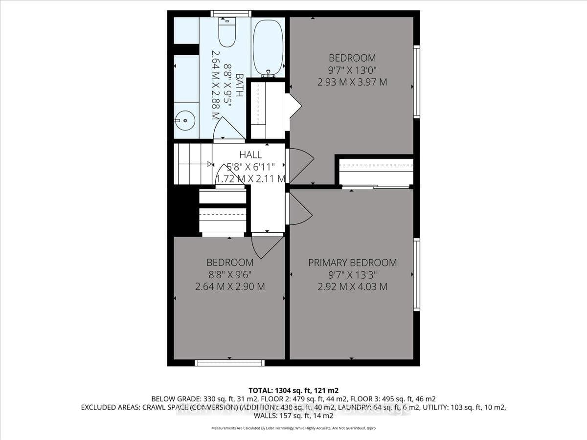 Second floor plan