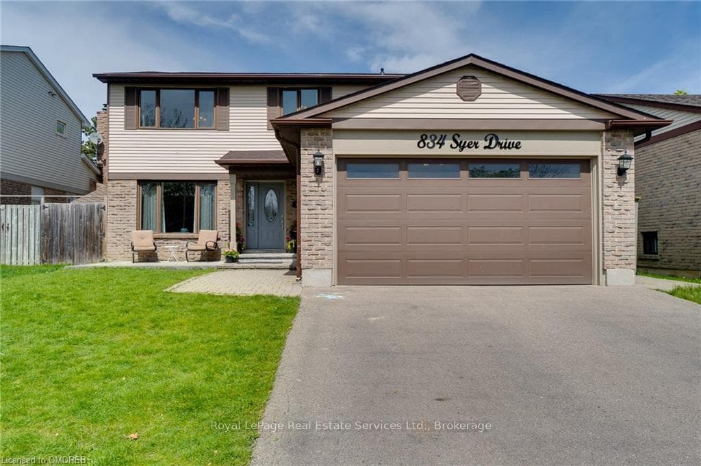 Exterior Front with Double Car Garage