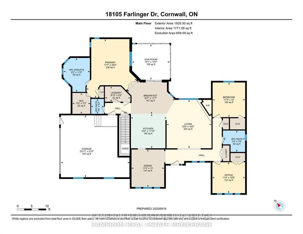 Main floor layout