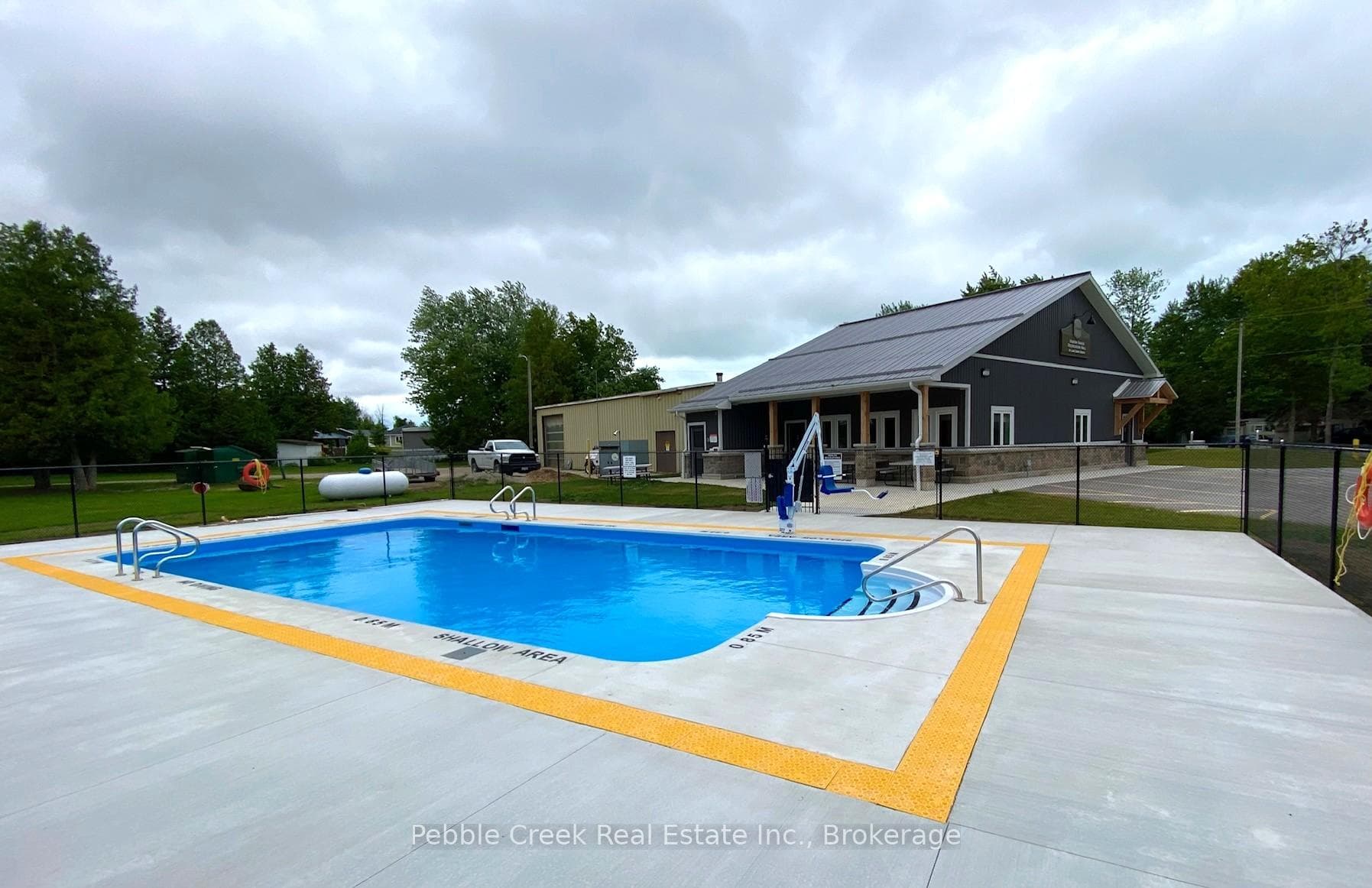Outdoor pool at Recreation center