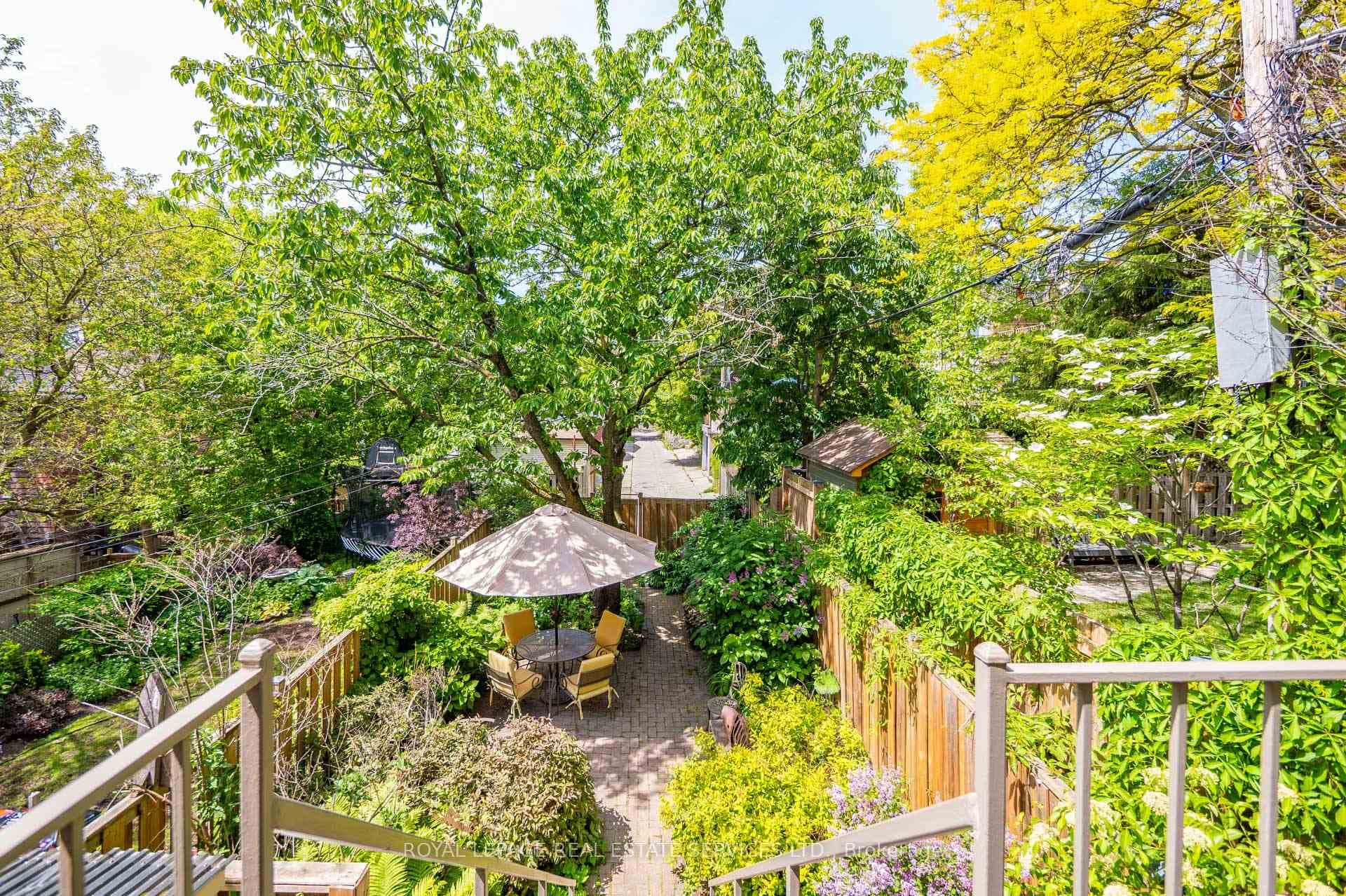 Backyard View from Kitchen 2nd Floor