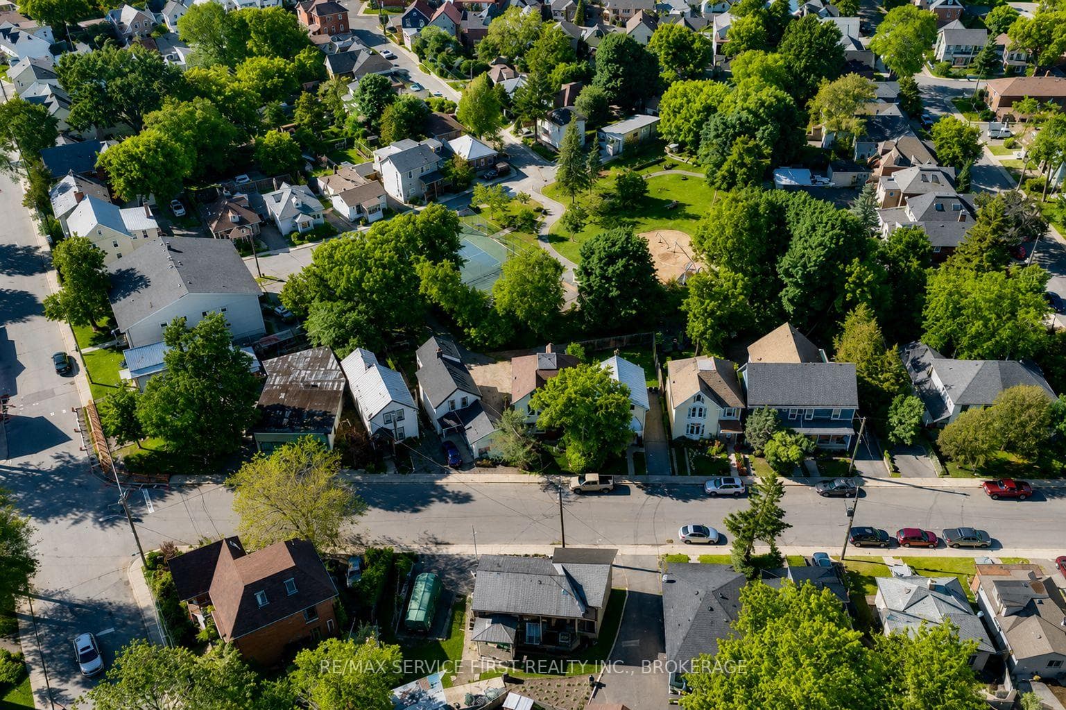 Aerial View of Property & Surroundings