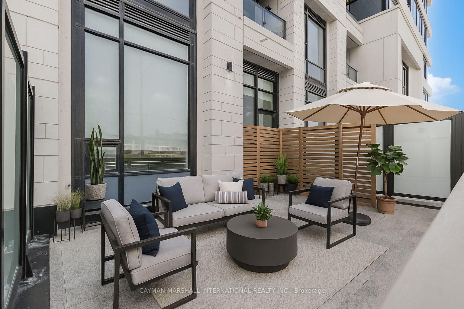 260sqft terrace virtually staged