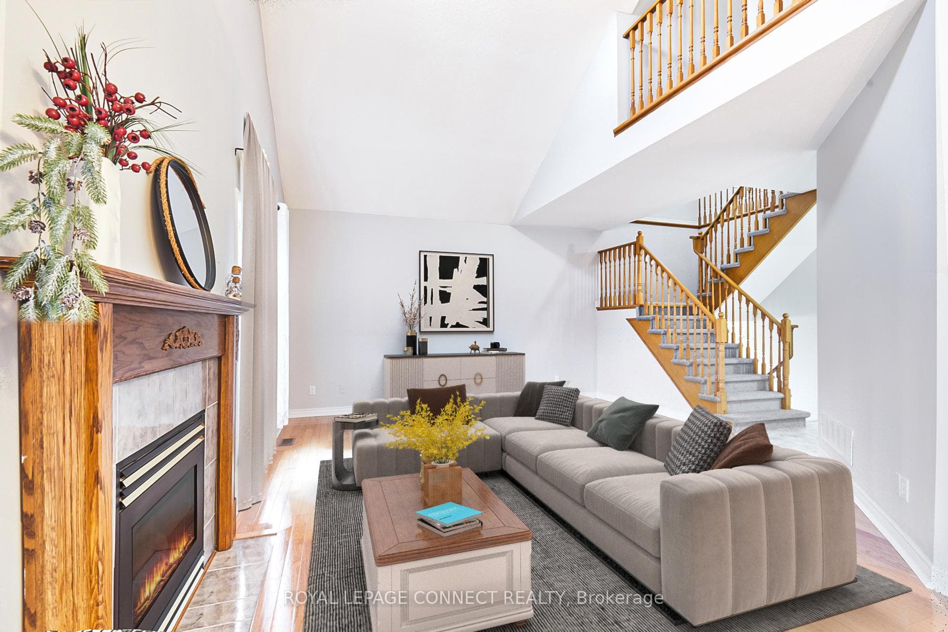 Living Room Virtually Staged