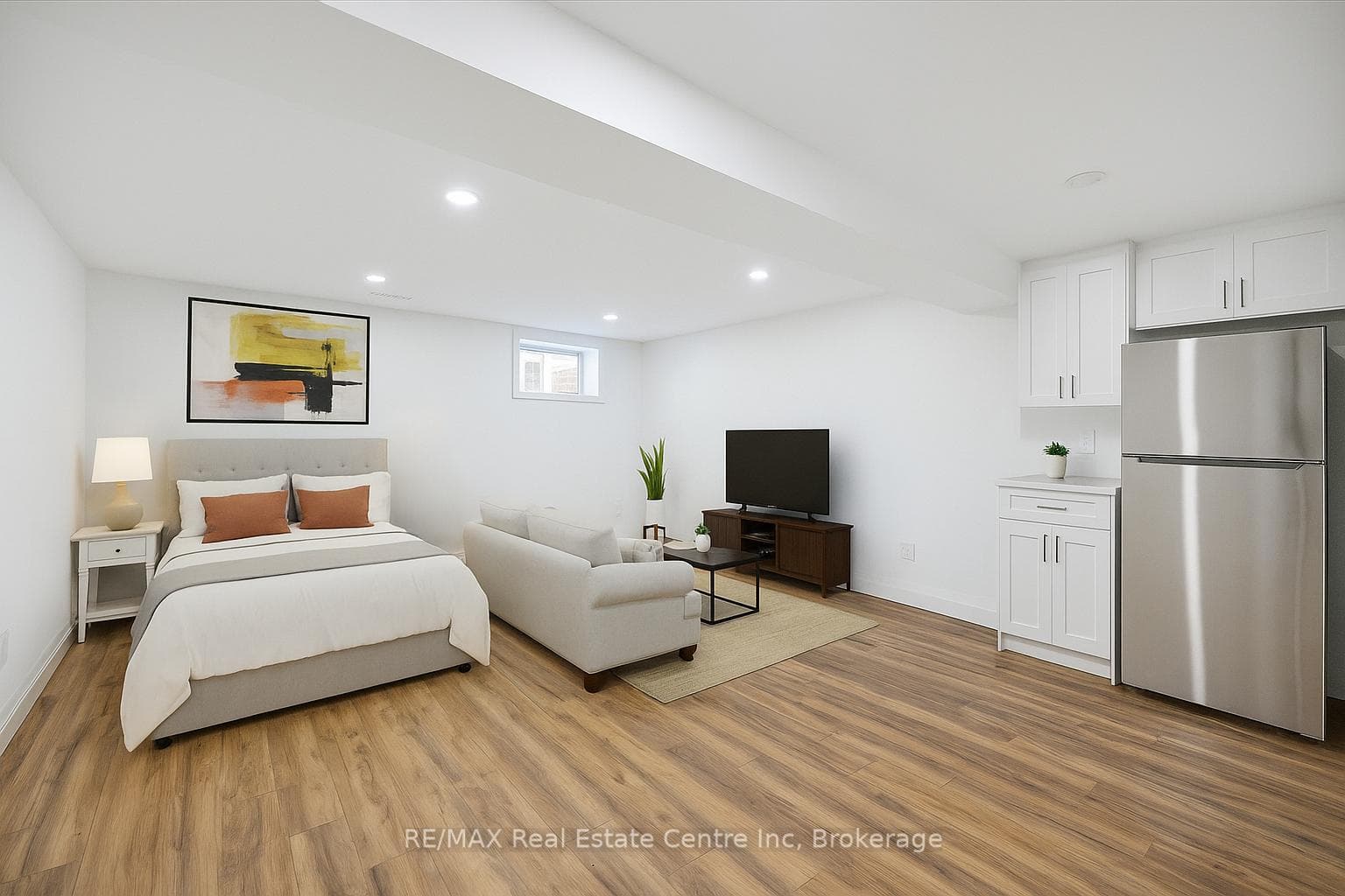 Rendering showing potential floor & kitchenette