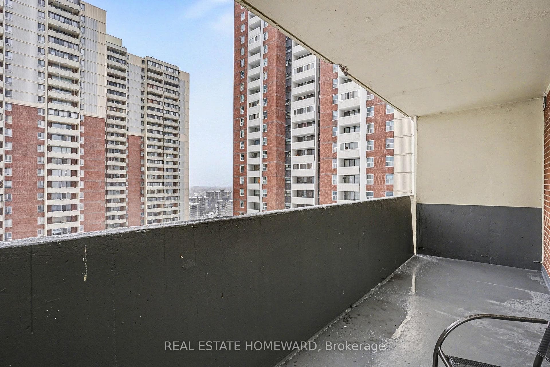 A huge balcony