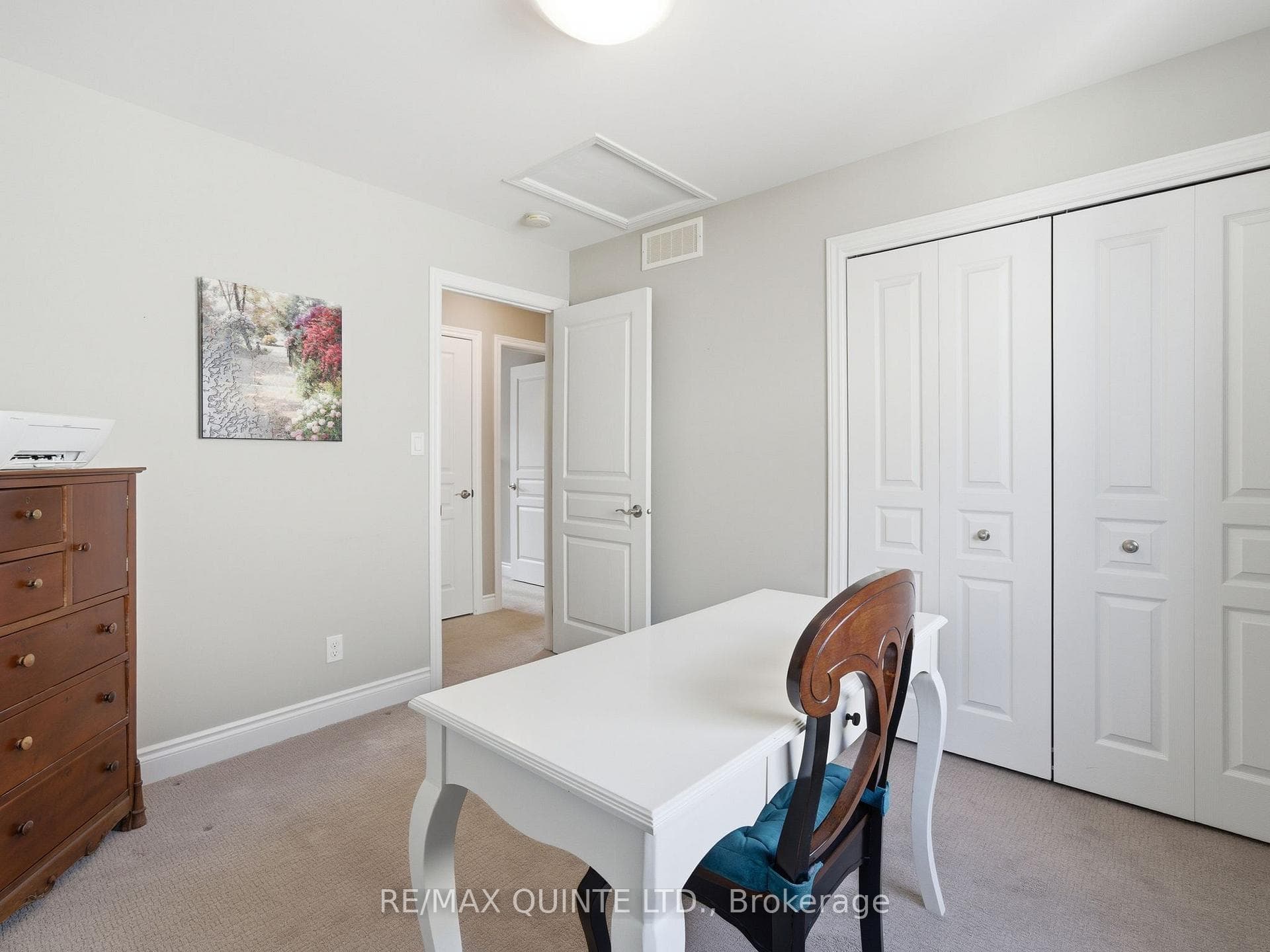 Or, be set up as a functional home office space.