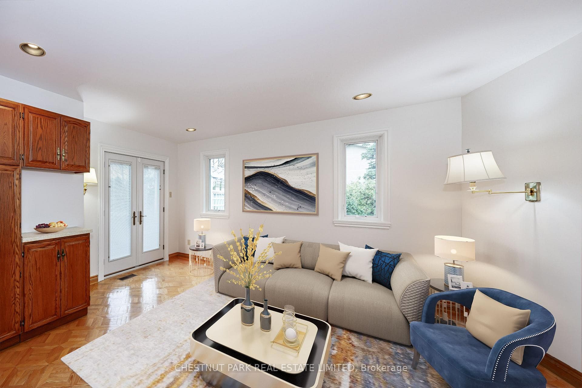 Family Room - Virtual Staged