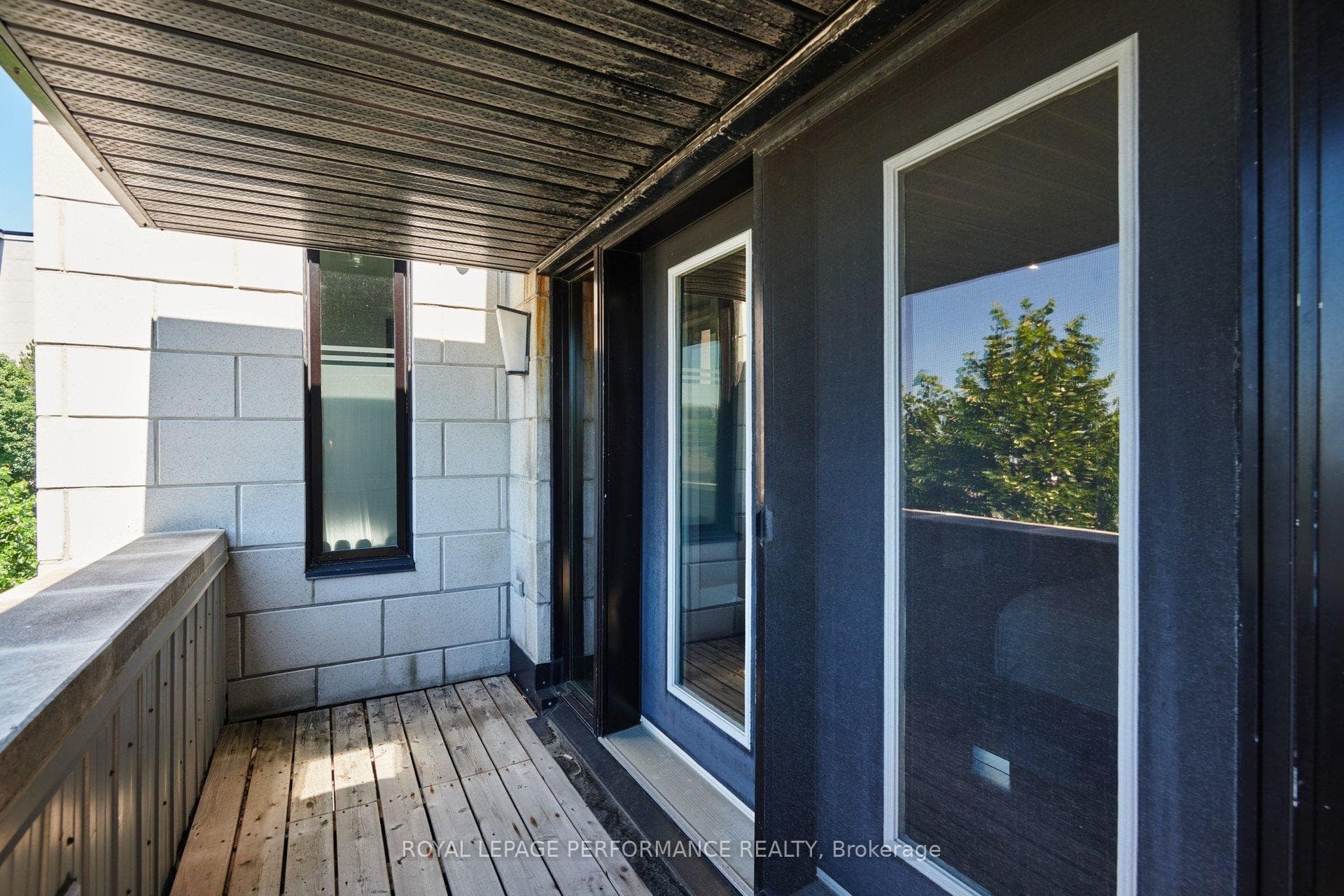 Private balcony