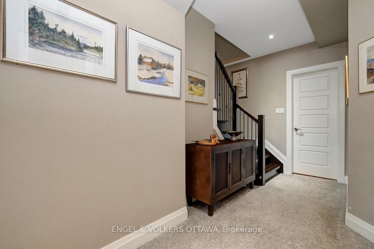 Entry to lower level family room